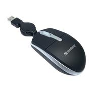 Sandberg (630-68) Optical 800 DPI Mini Mouse With Retractable 75cm USB Cable