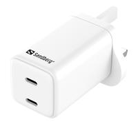 Sandberg AC Charger Dual USB-C PD65W UK, 441-62