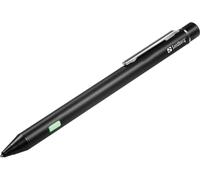 Sandberg Precision Active Stylus Pen, Stylus Pencil for Touch Screens, Precision Active Stylus Pen, High Sensitivity, Ultra-Thin Point, Rechargeable Stylus for iPad Surface iPhone Samsung Pixel