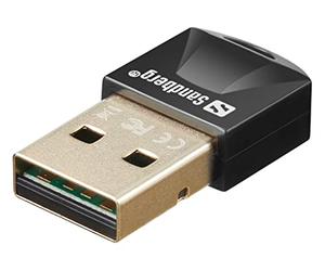 Sandberg USB Bluetooth 5.0 Dongle | USB Bluetooth Adapter for PC Laptop Desktop | Up to 20 Metre Range | Supports Windows 11/10/8/7 | Plug & Play | Bluetooth Receiver for Mouse Keyboard Headphones