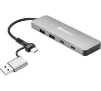 Sandberg USB-C/A to 2xUSB 2xUSB-C Hub