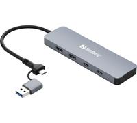 Sandberg USB-C/A to 2xUSB-A+2xUSB-C Hub
