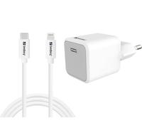 Sandberg - Usb-C Ac Charger 20W +Lightning 1M NEW