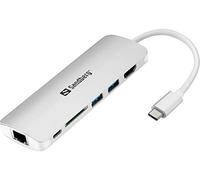 Sandberg USB-C Dock 5-in-1 HDMI LAN USB Hub 100W PD - Model 136-18