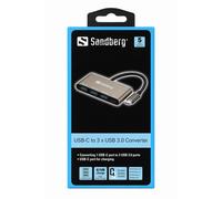 Sandberg 136-03 USB-C to 3 x USB 3.0 Converter