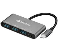 Sandberg USB-C to 3xUSB 3.0 Hub + PD