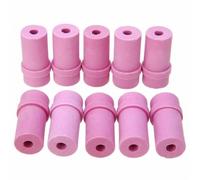 Sandblaster Ceramic Nozzle Tip Set 10pcs, 4.5-7mm Bore Air Tool Components for Abrasive Blasting Equipment, Industrial Nozzle Tips, Wear-Resistant Sandblast Rep(5mm)