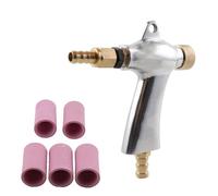 Sandblaster Gun Kit - Aluminum Alloy Sandblasting Cabinet with 5 Ceramic Nozzles for Efficient Sandblast Operation