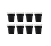 Sandblaster Nozzle Set 8pcs for 5 Gallon Sandblasting Tanks Multiple Hole Diameters from 2 to 3 5mm Plastic Material Designed for Sandblasting Tasks
