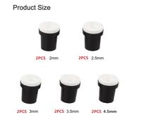 Sandblaster Nozzles 10 Pack Ceramic Tips for 5 Gallon Sandblasting Tanks | These replacement tips provide five different orifice sizes to accommodate various abrasive blasting requirements.