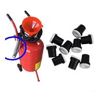 Sandblaster Nozzles 8pcs Set with 2mm 2.5mm 3mm 3.5mm Tips for 5 Gallon Sandblasting Tanks, Replacement Ceramic Nozzle for Air Tools, Plastic B