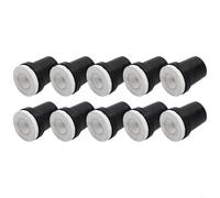 Sandblaster Nozzles Replacement Set for 5-Gallon Sandblasting Tanks - 10-Pack Ceramic Sandblast Tips with 2 mm, 2.5 mm, 3 mm & 3.5 mm Hole Diameters, Black(3MM)