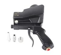 Sandblaster Tool Kit | 70-150 PSI High Efficiency for Oxidation/Coating Removal | 600cc Tank with 18 oz Capacity | Compatible with Steel Grit/Glass Bead/Alumina (Black)
