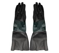 Sandblasting Cabinet Gloves, 25.5x11.8 Inch Heavy Duty Work Gloves for Sandblaster Protection Sand Blast Equipment Rubber