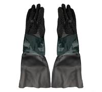 Sandblasting Gloves 25 5x11 8 Inch with Soft Cotton Lining, Made from PVC for Sandblaster and Sand Blast Cabinet, Double Sewn Seams Provide Long Lasting Strength