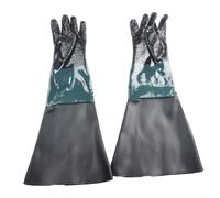 Sandblasting Gloves with Cotton Lining 23 6 Inch Length for Abrasive Work, Comfortable Fit for All Hands