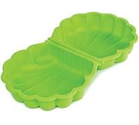 sandbox with lid shell 87 x 78 cm green