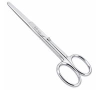 SANDBROS Nursing Scissors with Pocket Clip Dressing Bandage Sharp/Blunt, Straight Rounded 13 cm Prestige S133