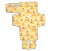 Sandcastel Summer Reusable Changing Table Pads with Tissue Pocket Portable Baby Changing pad Infant Travel Station Kit