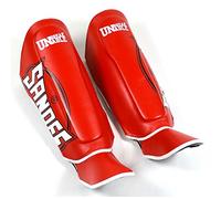 Sandee Cool-Tec Junior Muay Thai Shin Guards - Red Kids