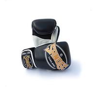 Sandee Cool-Tec Kids Muay Thai Boxing Gloves - Black-Gold 8oz