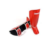 Sandee Cool-Tec Red, White & Black Leather Boot Shinguard-M