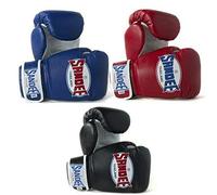 Sandee Kids Authentic Boxing Gloves Junior 4oz 6oz 8oz Muay Thai Sparring Gloves (Blue/White, 4oz)