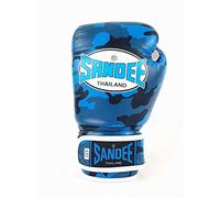 Sandee Kids Muay Thai Boxing Gloves - Blue CAMO (8oz)