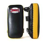Sandee Leather Authentic Large Flat Thai Pads Black/Yellow