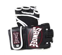 Sandee MMA Leather Sparring Fight Gloves - 4oz (Large)