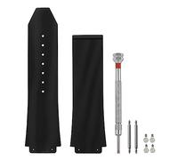 SANDEIN 25mm Watch Band Compatible with Hublot Big Bang, Soft Silicone Rubber Replacement Wrist Strap for Hublot Big Bang Watch Straps