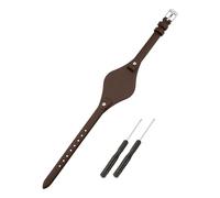 SANDEIN Watch Band Compatible with Fossil, Women 8mm Soft Leather Replacement Wrist Strap for Fossil ES3077 ES3148 ES3262 and ES4119 ES4176 Series Watch Straps, Coffee + Silver Buckle