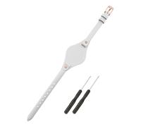 SANDEIN Watch Band Compatible with Fossil, Women 8mm Soft Leather Replacement Wrist Strap for Fossil ES3077 ES3148 ES3262 and ES4119 ES4176 Series Watch Straps (White + Rose Golden Buckle)