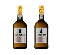 Sandeman Fine White Port 2 x 75cl Portuguese Fortified Wine 19.5% ABV