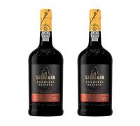 Sandeman Founder's Reserve Ruby Port 2 x 75cl | Portuguese Fortified Wine | Douro Valley | Rich & Fruity Style | 20% ABV