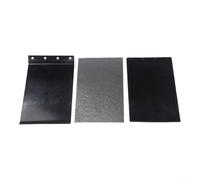 Sander Backing Pad Replacement, MT190 MT9 Base Plate Set, Belt Sander Accessories 3-Piece Iron Carbon Rubber 4-Hole Mounting 170x110mm for Wood Metal Composite