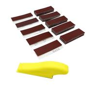 Sander For Small Projects Finger Sander With 160pcs 90x30mm Sandpaper 60 120 240 400 600 800 1000 1200 1500 2000 Grit Sandpaper