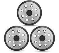 Sander Replacement Pad for Ryobi, 3 Pack 5 in 8 Hole Hook and Loop Orbital Metal Back Pad Compatible with Ryobi RS290 RS280 RS280VS RS281VS P411 Random Orbit Sander Replacement for Ryobi #030157001018