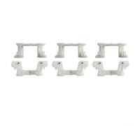 Sander Vibration Frame Support Replacement Parts Set 3pcs White Plastic Accessories Compatible Having 4510 Model Lasting Plus for Install Gadget Workshop