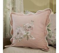 Sanderson Adele Embroidered Floral Embroidered Cushion Cover
