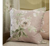 Sanderson Adele Floral Chenille Cushion In Light Pink Light Pink 50cm x 50cm