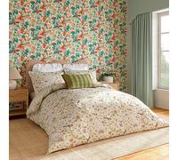 Sanderson April's Garden Duvet Cover Super King Size Olive & Mulberry