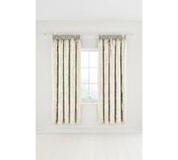 Sanderson 'Ashbee' Lined Curtains in Ivory | Size: 167Cm Width X 183Cm Drop