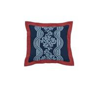 Sanderson 'Aubrey & Hykenham' Cotton Cushion in Indigo | Size: 45cm x 45cm