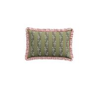 Sanderson 'chestnut Tree' Cotton Cushion In Green Green