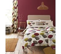 Sanderson 'Dandelion Clocks' Cotton Duvet Cover Set in Beige | Size: Super King