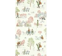 Sanderson Disney 101 Dalmatian Candy Floss Cream Wallpaper