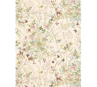 Sanderson Disney Bambi Neapolitan Pink Wallpaper