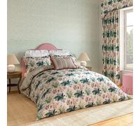 Sanderson Enys Garden Double Duvet Cover Set, Blush & Jade