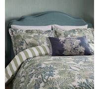 Sanderson 'tapestry Tree' Cotton Duvet Cover Set In Blue Blue
